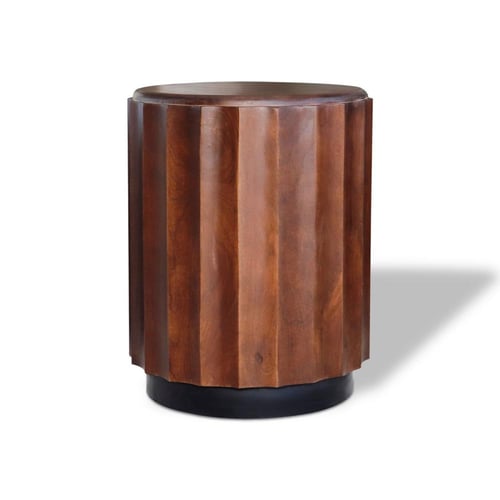 طقم طاوله 1+2 لون MANGO WOOD + DARK BROWN