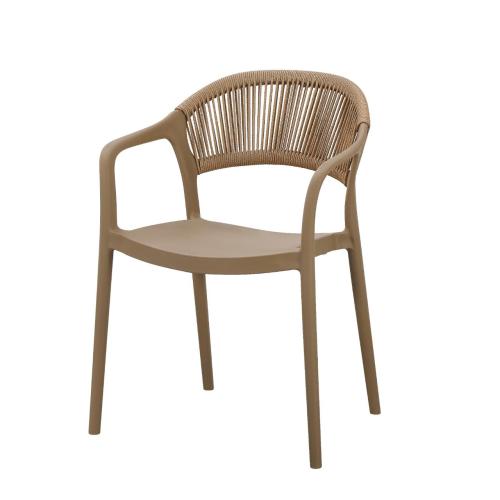 كرسي خارجي بيج دائري