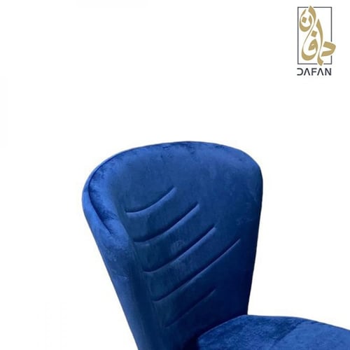 كرسي سفرة طعام من القماش القاطيفة