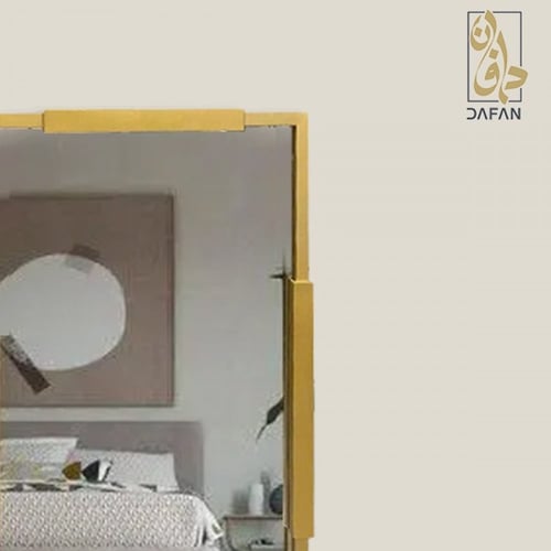 مرآة حائط طولية ذهبي ٦٠×١٠٠ سم