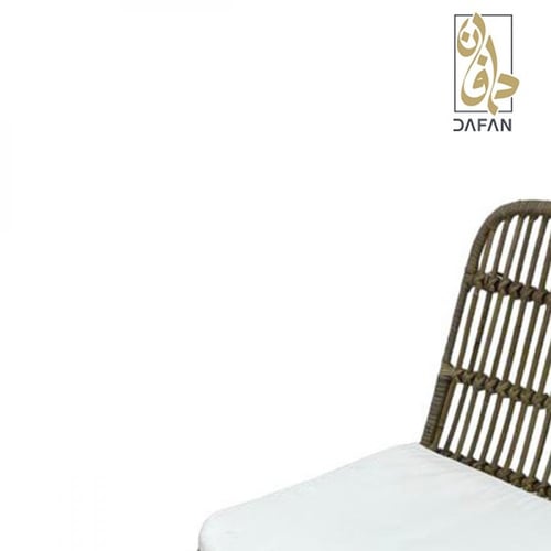 كرسي حديقة خشب رمادي وأسود