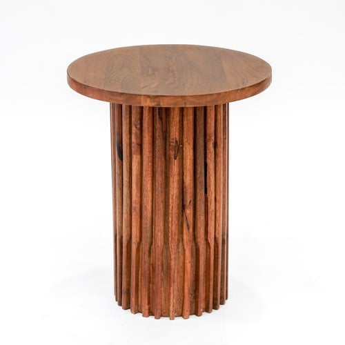 طقم طاولات خشب هندي طبيعي