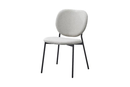 كرسي مفرد رصاصي فاتح