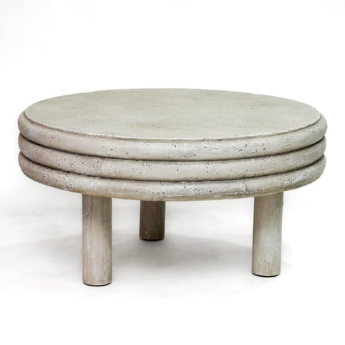 طقم طاولات جبس 1+2 لون رصاصي