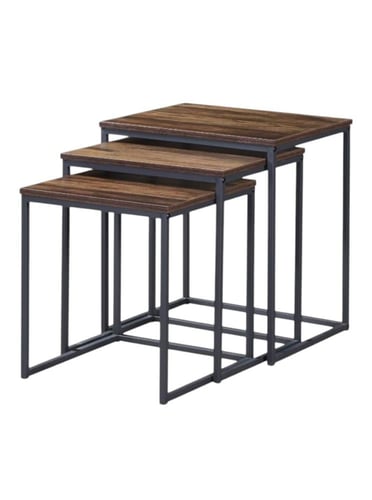 [طقم طاولات مدرج 3 قطع