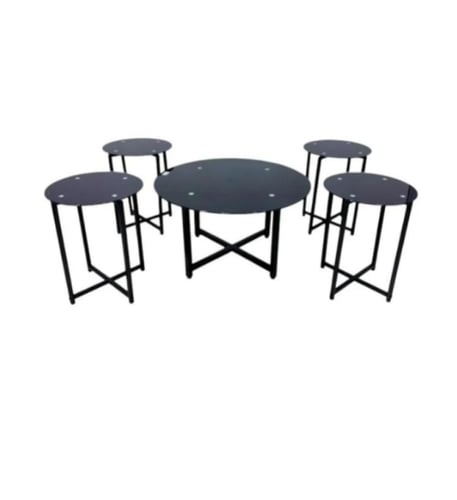 طاولات زجاج دائرية