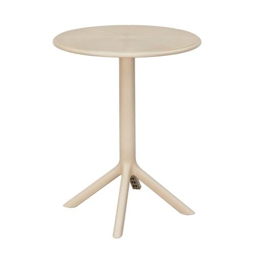 طاولة دائرية سوداء