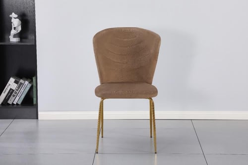 كرسي سفرة قماش مريح مبطن مودرن