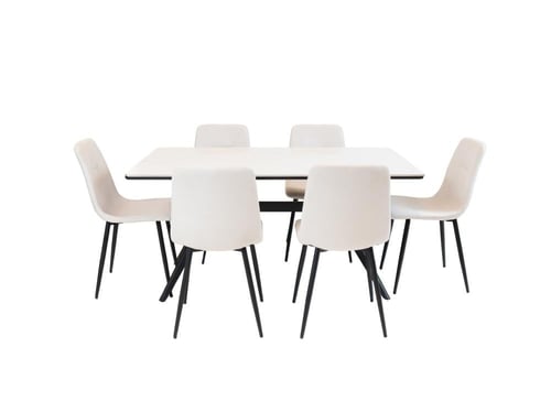 طاولة طعام 4 كراسي سيراميك