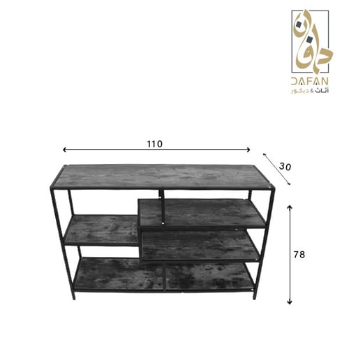 مدخل خشب + حديد 4 دور