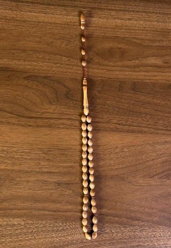 بكج الخامات الطبيعية 3 سبح فاخرة عظم جمل وكوك وقرن...