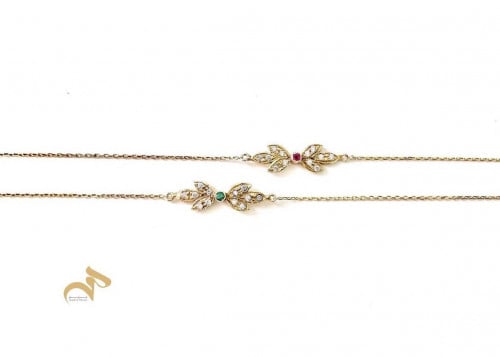 Flows of zircon stone and colored stones