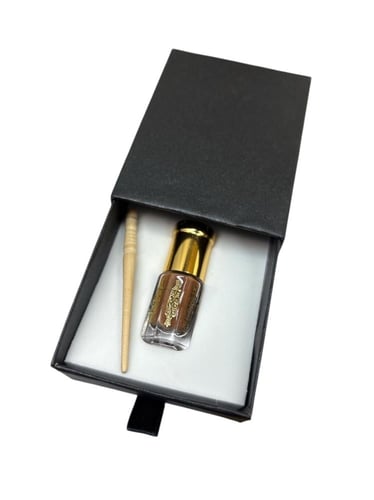 كحل الاثمد الاحمر الاصفهاني مع مرود خشب طبيعي