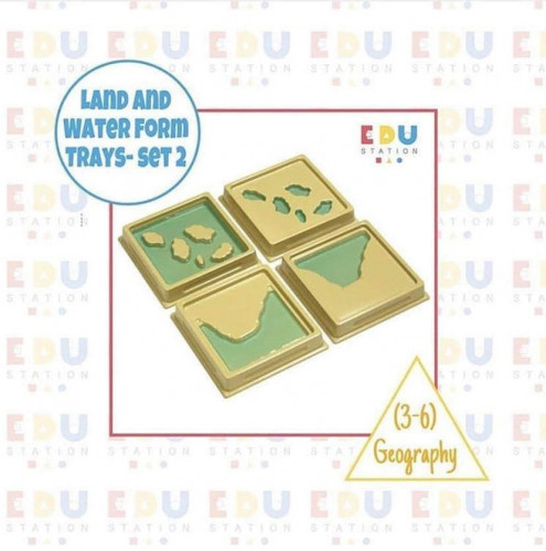 Land and Water Form Trays: Set 2 - -قوالب اليابسة...