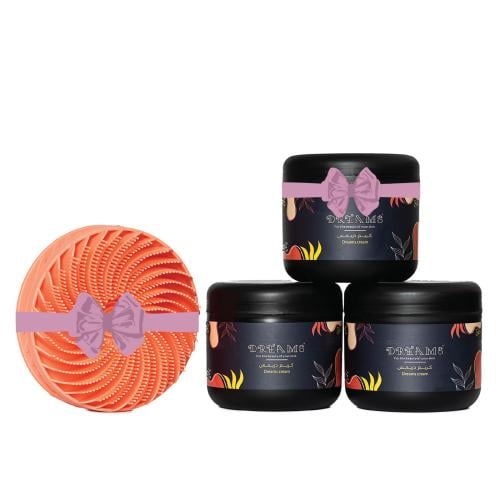 عبوتين كريم دريمس والثالثة مجانا + فرشاة هدية