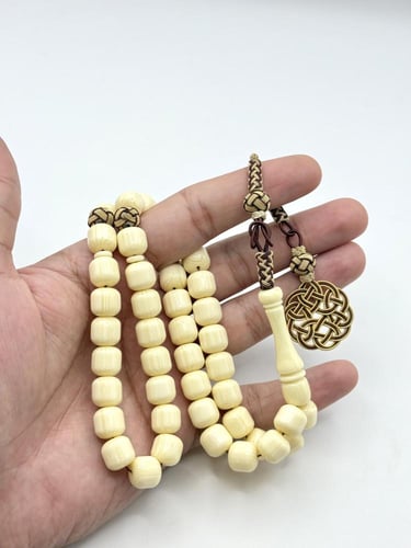 سبحة بكلايت برميلي حليبي طربزونة