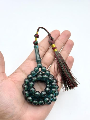 سبحة زعفران أخضر