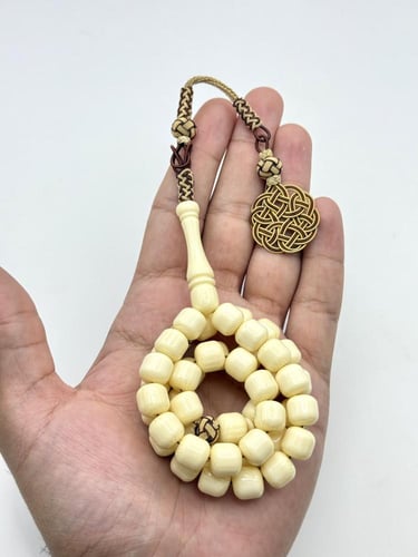 سبحة بكلايت برميلي حليبي طربزونة