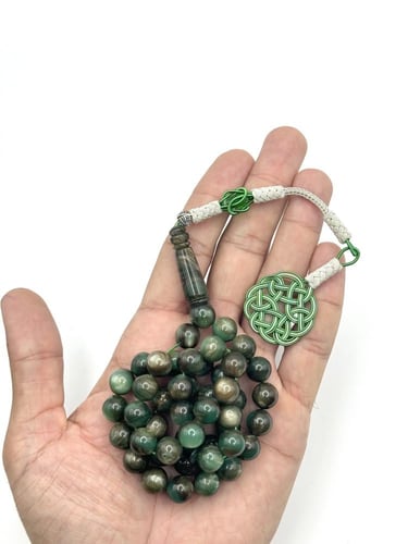 سبحة فاتوران أخضر ملتي طربزونة