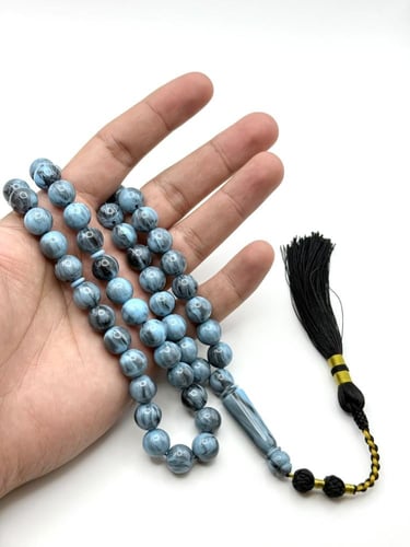 سبحة بكلايت سماوي مخلوط كركوشة