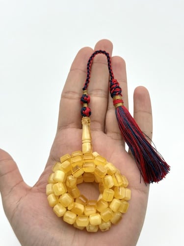 سبحة كهرمان صندوقي