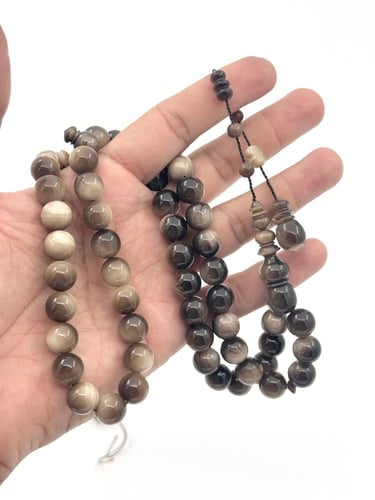 سبحة قلاليث فرنسي منوصف بني