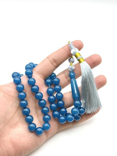 سبحة بكلايت أزرق كركوشة