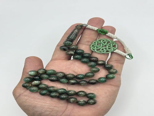 سبحة فاتوران أخضر ملتي طربزونة