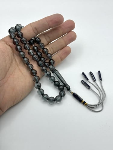 سبحة بكلايت شفاف كركوشة