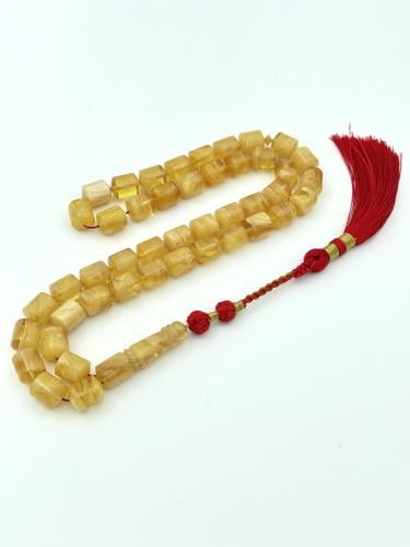 سبحة فاتوران صندوقي شبيه الكهرمان كركوشة