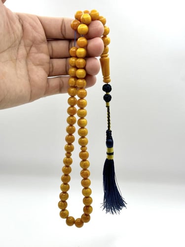 سبحة فاتوران لون الأنتيك الأصفر كركوشة