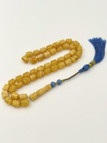 سبحة فاتوران صندوقي شبيه الكهرمان كركوشة