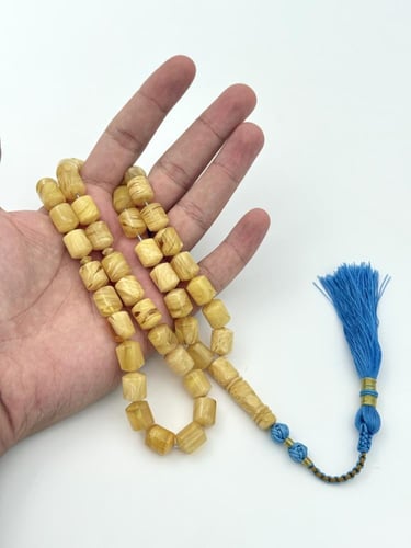 سبحة فاتوران صندوقي شبيه الكهرمان كركوشة