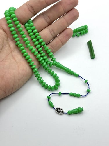 سبحة بكلايت مساطر أخضر