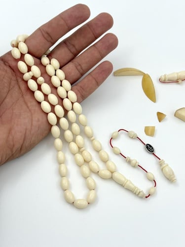 سبحة بلياردو أبيض قديم