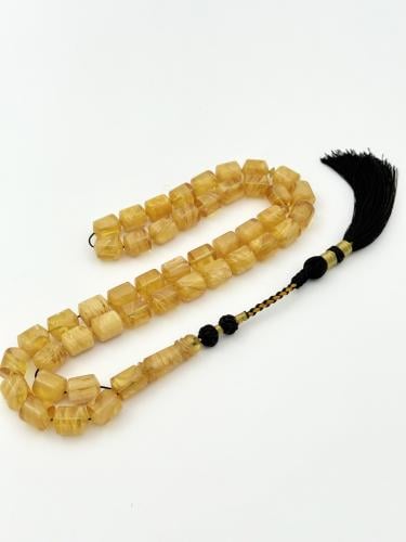 سبحة فاتوران صندوقي شبيه الكهرمان كركوشة