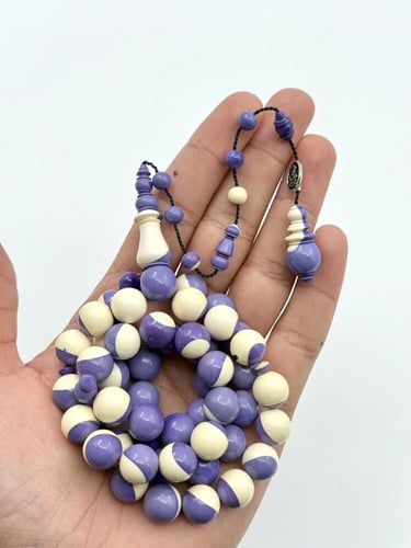 سبحة بلياردو بنفسجي قديم