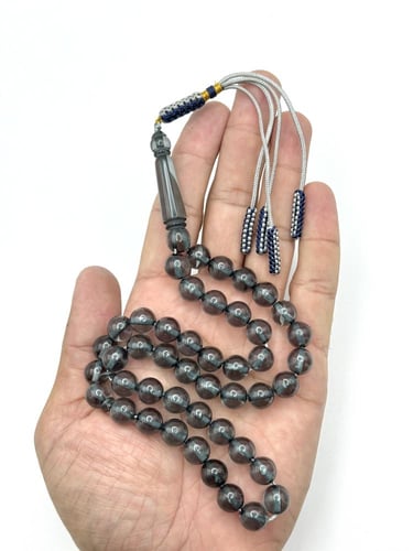 سبحة بكلايت شفاف كركوشة