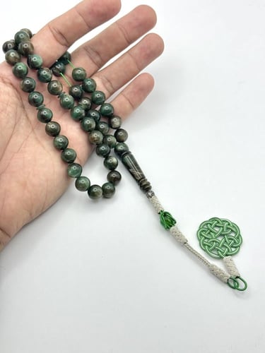 سبحة فاتوران أخضر ملتي طربزونة