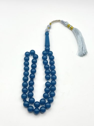 سبحة بكلايت أزرق كركوشة