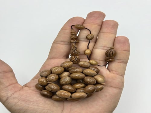 سبحة ثمرة كوك منقوش