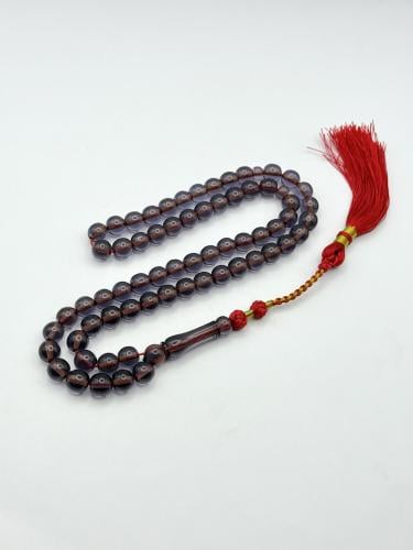 سبحة زعفران بني داكن