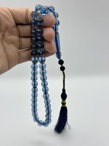 سبحة بكلايت شفاف كركوشة