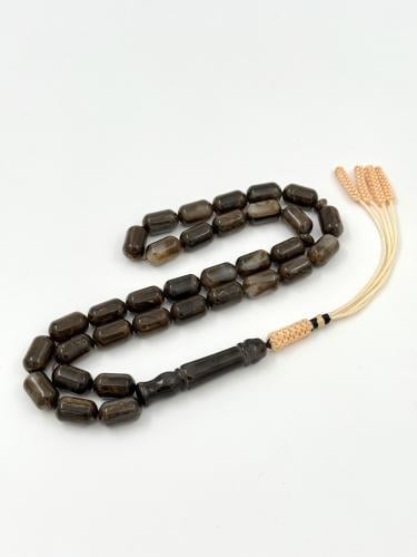 سبحة بكلايت بني مخلوط برميلي كركوشة