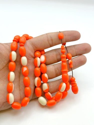 سبحة بلياردو برتقالي جديد