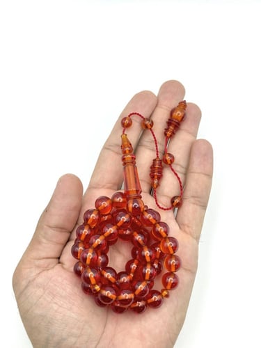 سبحة فاتوران عسلي تمليكة