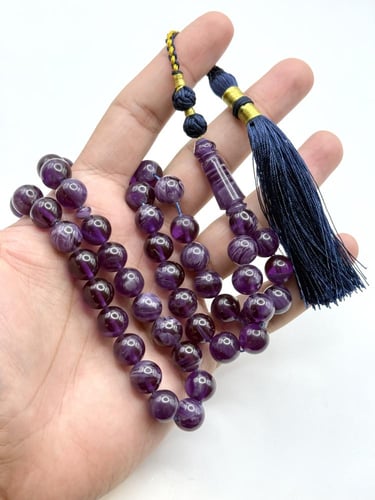 سبحة فاتوران بنفسجي كركوشة