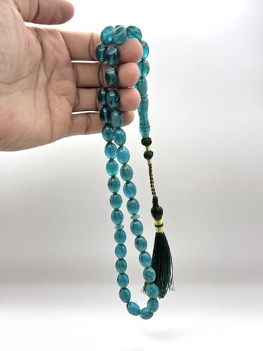 سبحة فاتوران تركوازي كركوشة