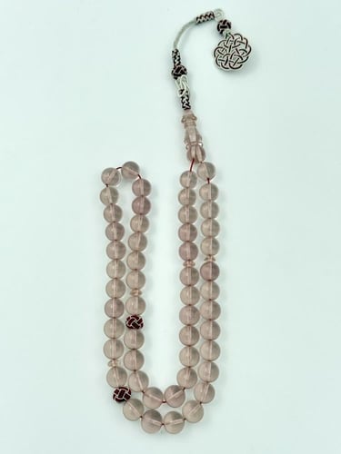 سبحة فاتوران شفاف طربزونة