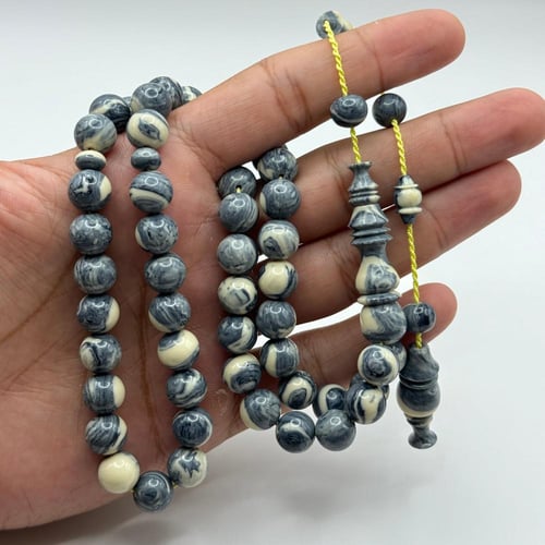 سبحة فاتوران رمادي مخلوط تمليكة